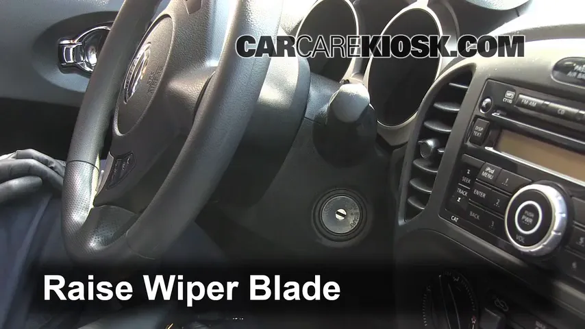 2012 Nissan Juke S 1.6L 4 Cyl. Turbo Escobillas de limpiaparabrisas delantero